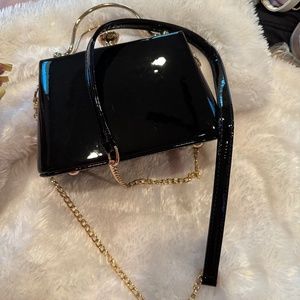Black dinner purse